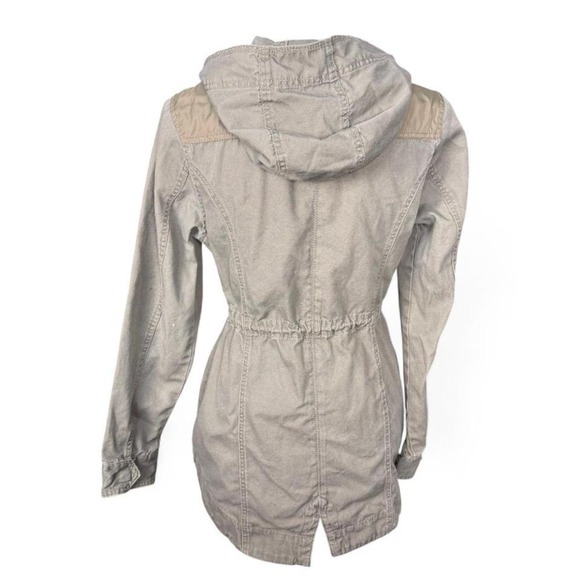 American Rag Cie Army Green Utility Jacket Fall Winter Boho Streetwear Size S - Picture 4 of 6